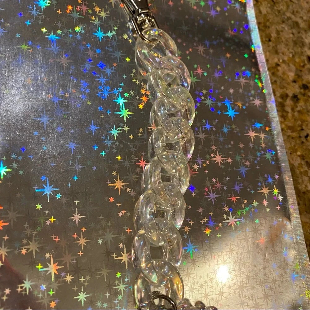 Iridescent Bear Chain Bag Charm - Picture 7 of 11